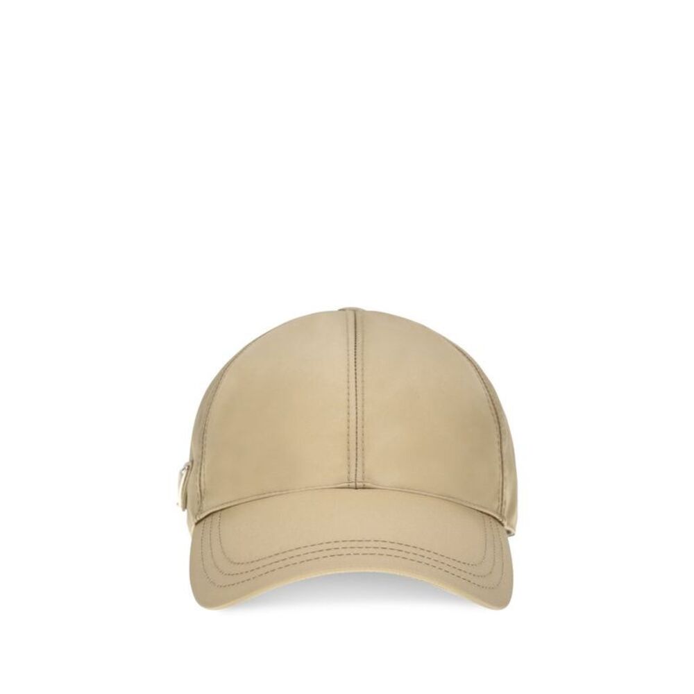 Prada Beige Polyamide Cap (Baseball Men's Hat)